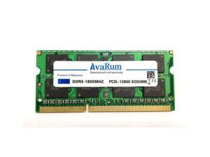 AVARUM 2x8GB 16GB 16G DDR3 1600 PC3-12800 Laptop SODIMM 204-Pin Memory RAM PC3L DDR3L 2x 8G (Crucial CT2K102464BF160B Equivalent)