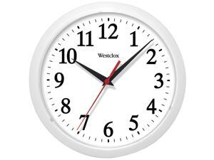 Westclox 461761 10" Basic Wall Clock (White) Westclox 461761 10" Basic Wall Clock (White)