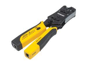 Intellinet 780124 All-In-One Professional Modular Crimping Tool With Cutting, Stripping And Cable- Intellinet 780124 All-In-One Professional Modular Crimping Tool With Cutting, Stripping And Cable-
