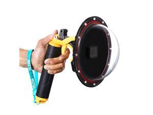 TELESIN GoPro Hero 5 Accessories, 4th Edition Gopro Diving Underwater Dome Port , Underwater 6" GoPro Dome Port Cover Case with Floating Bobber Handle for GoPro Hero 5 Black TM051 TELESIN GoPro Hero 5 Accessories, 4th Edition Gopro Diving Underwater Dome Port , Underwater 6" GoPro Dome Port Cover Case with Floating Bobber Handle for GoPro Hero 5 Black TM051