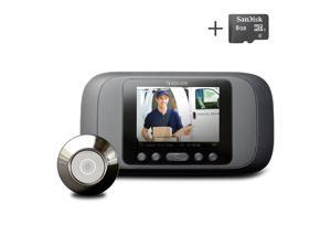 Refurbished Greeter Digital Door Viewer /& Doorbell in Space Gray