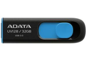 USB 3.0 Retractable Capless Flash Drive, High Performance USB Flash Drive ADATA UV128 32GB USB 3.0 Retractable Capless Flash Drive, Compatible with most Windows, MacOS, and any device with USB Port