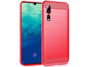 Dzxouui Compatible for ZTE Axon 10 Pro Case,Protective Phone Cover Shockproof Soft TPU Cases for ZTE Axon 10 Pro(DL-Red)
