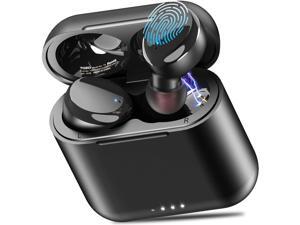 TOZO T6 True Wireless Earbuds Bluetooth Headphones Touch Control with Wireless Charging Case IPX8 Waterproof TWS Stereo Earphones in-Ear Built-in Mic Headset Premium Deep Bass for Sport Black TOZO T6 True Wireless Earbuds Bluetooth Headphones Touch Control with Wireless Charging Case IPX8 Waterproof TWS Stereo Earphones in-Ear Built-in Mic Headset Premium Deep Bass for Sport Black