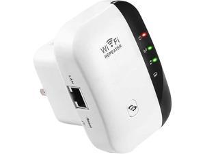 [2020 bijgewerkte versie] 300Mbps WiFi-extender WiFi-repeater WiFi-signaalversterker WiFi-signaalversterker Eenvoudige installatie en volledige dekking wifi-modi van driehonderdzestig graden