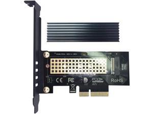 GLOTRENDS M.2 PCIE NVME Adapter Card with Full Covering Aluminum Heatsink for PC Desktop, PCIE GEN3 Full Speed (PA09-HS) GLOTRENDS M.2 PCIE NVME Adapter Card with Full Covering Aluminum Heatsink for PC Desktop, PCIE GEN3 Full Speed (PA09-HS)