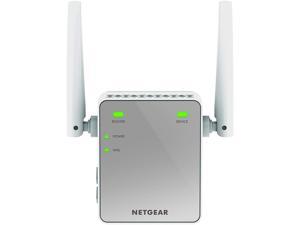 Wireless Range extender , High Power 300Mbps WiFi repeater, NETGEAR N300 2.4G 802.11 b/g/n Wifi booster extender, External antennas and Fast Ethernet Port , WPS function, Works with any router