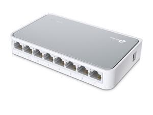 Ethernet Hub, TP-Link 8 Port Fast Ethernet Switch, 8 ports Desktop Ethernet Splitter, 10/100 Mbps Gigabit auto-negotiation RJ45 ports, IEEE 802.3x flow control,UP to 60% Power Saving Ethernet Hub, TP-Link 8 Port Fast Ethernet Switch, 8 ports Desktop Ethernet Splitter, 10/100 Mbps Gigabit auto-negotiation RJ45 ports, IEEE 802.3x flow control,UP to 60% Power Saving