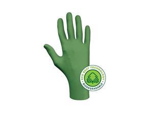 Showa 6110PFM Biodegradable Disposable Nitrile Gloves Medium Box of 100