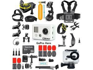 GoPro Hero HD camera High Definition Camcorder With 35-In-1 Action Camera Accessory Kit GoPro Hero HD camera High Definition Camcorder With 35-In-1 Action Camera Accessory Kit