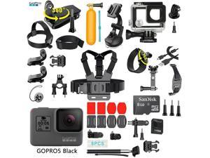 GoPro HERO 5 Black Edition 4K Action Sport Camera CHDHX-501 With 35-in-1 GoPro Action Camera Accessories Kit