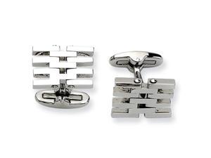 Stainless Steel Polished Cuff LInks Jewelry Gifts for Men Stainless Steel Polished Cuff LInks Jewelry Gifts for Men