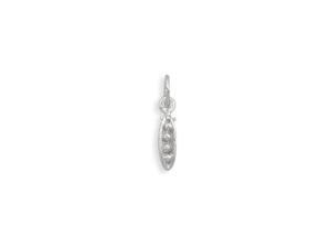 925 Sterling Silver Small Shiny Peas In a Pod Charm Pendant Necklace Measures 18mmx4mm Jewelry Gifts for Women 925 Sterling Silver Small Shiny Peas In a Pod Charm Pendant Necklace Measures 18mmx4mm Jewelry Gifts for Women
