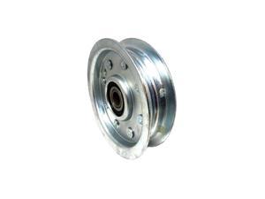 Dixie Chopper 3.75" Flat Idler Pulley with Center Hub for Lawn Mowers / 200239