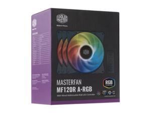 Cooler Master MasterFan MF120R Addressable RGB 120mm Fan, 3 in 1 with ARGB LED Controller, Independently-Controlled LED. R4-120R-203C-R1. Cooler Master MasterFan MF120R Addressable RGB 120mm Fan, 3 in 1 with ARGB LED Controller, Independently-Controlled LED. R4-120R-203C-R1.