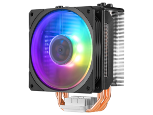 Cooler Master HYPER 212 COLORED EDITION CPU Cooler with SF120R ARGB LED PWM Cooling Fan and 4 Direct Contact Heat Pipes Cooler Master HYPER 212 COLORED EDITION CPU Cooler with SF120R ARGB LED PWM Cooling Fan and 4 Direct Contact Heat Pipes