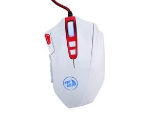 REDRAGON 16400DPI Adjustable USB Wired Gaming Mouse 18 Programmable Buttons 1 Profile Button 5 Programmable User Profiles Weight Tuning Catridge for PC REDRAGON 16400DPI Adjustable USB Wired Gaming Mouse 18 Programmable Buttons 1 Profile Button 5 Programmable User Profiles Weight Tuning Catridge for PC