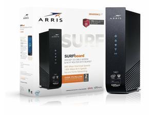 Arris SURFboard (16x4) Docsis 3.0 Cable Modem Plus AC1900 Dual Band Wi-Fi Router, Certified for Xfinity, Spectrum, Cox & More (SBG6950AC2)