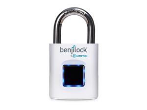 BenjiLock® By Hampton 43MM Fingerprint Padlock - White BenjiLock® By Hampton 43MM Fingerprint Padlock - White