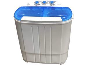 Toytexx Portable Mini Twin Tub Capacity Washing Machine and Spin Dryer (blue)