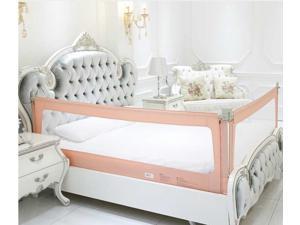 3 Set for 3 Sides king Size Bed Safety Bed Pink Guardrail Bed Fence for Children, Toddlers, Infants - Pink Color