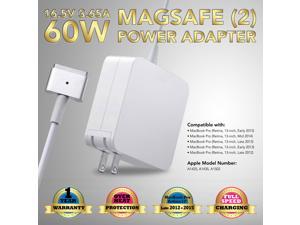 60W 16.5V 3.65A Power Charger Adapter for  2013 2014 2015 Apple MacBook Pro A1425 A1435 A1502 (After Mid 2012 Models) Laptop Power Supply Charger Cord Plug ZA-APPLE-60W-MS2