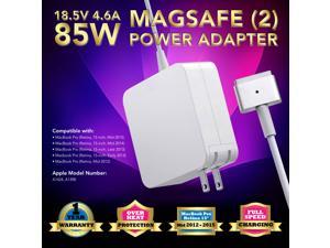 85W AC Adapter Charger Power Cord Supply for 2013 2014 2015  Apple MacBook Pro 15" Retina A1398  (ZA-APPLE-85W-MS2)