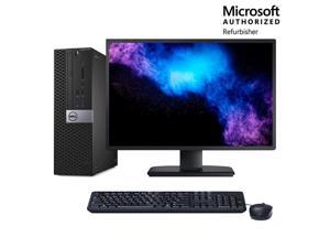 Dell Desktop Computer PC SFF Bundle Intel i3-6100 (3.70GHz) 8GB NEW 256GB SSD Windows 10 Professional 22" LCD Monitor with Keyboard and Mouse