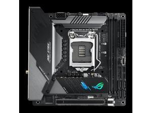 ASUS ROG STRIX Z490-I GAMING Intel Z490 1200 LGA Mini-ITX M.2 Desktop Motherboard A ASUS ROG STRIX Z490-I GAMING Intel Z490 1200 LGA Mini-ITX M.2 Desktop Motherboard A