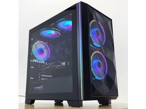 Gaming PC i7-7700 16GB RAM 256GB SSD+1TB HDD RX 5500 XT 4GB Windows 11 Computer