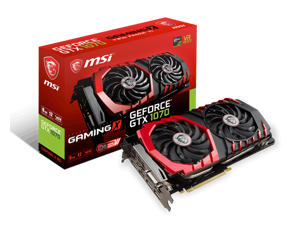 Refurbished MSI GeForce GTX 1070 GAMING X 8GB Graphics Card DirectX12  VR Ready 4K GPU