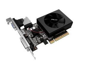PNY GeForce GT 710 2GB DDR3 VCGGT7102XPB VGA, DVI, and HDMI Graphics Video Card GPU PNY GeForce GT 710 2GB DDR3 VCGGT7102XPB VGA, DVI, and HDMI Graphics Video Card GPU