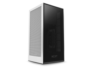 NZXT H1 White Mini-ITX Small Form Factor Tempered Glass Desktop Computer Case CA-H16WR-W1-US
