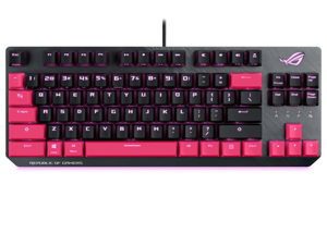 ASUS X803 ROG Strix Scope TKL Electro Punk Gaming Keyboard Cherry MX RED