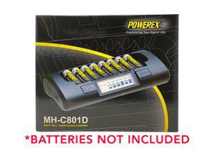 Powerex MH-C801D 8-Cell Charger for AA / AAA NiMH / NiCD Batteries