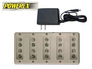 Powerex 10 Bay 9 Volt Smart Battery Charger Powerex 10 Bay 9 Volt Smart Battery Charger