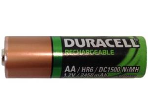 4-Pack AA (HR6 / DC1500) Duracell NiMH Batteries (2450 mAh)