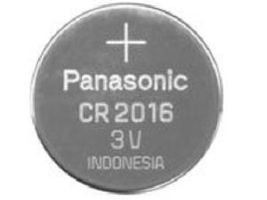 CR2016 Panasonic 3 Volt Lithium Coin Cell Battery