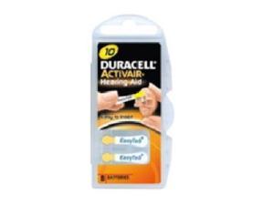 24-Pack Size 10 Duracell Activair Easy Tab DA10 Hearing Aid Batteries (8 per Pack)