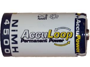 C NiMH AccuPower AccuLoop Rechargeable Low Discharge Battery (4500 mAh)