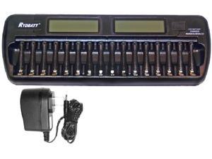 16 Bay AA / AAA LCD Smart Battery Charger