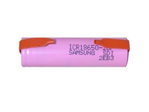 Samsung 18650 3.7 Volt Lithium Ion Battery with Tabs (2600 mAh) Samsung 18650 3.7 Volt Lithium Ion Battery with Tabs (2600 mAh)