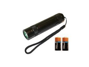 S06 220 Lumens Flashlight + 2 CR123 Duracell Lithium Batteries (DL123)