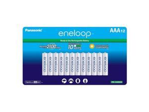 12-Card AAA NiMH Panasonic (Sanyo) Eneloop Rechargeable Batteries (800 mAh) - Low Discharge