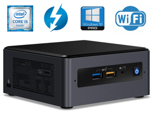 Intel NUC 8 Mainstream Kit NUC8i5BEHS Mini Business & Home PC Desktop (Quad-Core i5-8260U, 16GB DDR4 RAM, 256GB PCIe SSD + 1TB HDD) Type-C Thunderbolt 3, RJ-45, HDMI, Wi-Fi, BT5.0, Windows 10 Pro