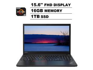 Lenovo ThinkPad E15 15.6" IPS FHD (1920x1080) Business Laptop (AMD 6-Core Ryzen 5-4500U (Beat i7-8750H), 16GB DDR4 RAM, 1TB PCIe M.2 SSD) Type-C, HDMI, Wi-Fi 6, RJ-45, Webcam, Windows 10 Pro