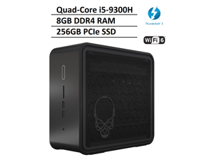 Intel NUC 9 NUC9i5QNX Ghost Skull Canyon Extreme Gaming Box Elite Business Desktop (Intel Quad-Core i5-9300H (Beat i7-7700HQ), 8GB RAM, 256GB PCIe SSD) Thunderbolt, Wi-Fi 6, Windows 10 Pro