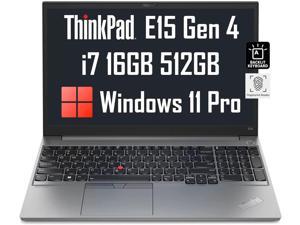2022 Latest ThinkPad E15 Gen 4 15.6" FHD (Intel 10-Core i7-1255U, 16GB RAM, 512GB PCIe SSD, Full HD IPS) Business Laptop, Fingerprint, Backlit KB, Thunderbolt 4, Wi-Fi 6E, 1080p Webcam, Windows 11 Pro