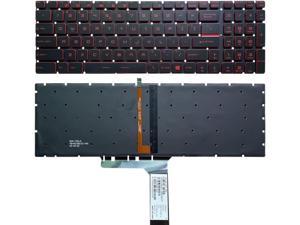 US Keyboard for MSI GL62M 7RC 7RD 7RDX 7RE 7REX GL62MVR 7RFX Red Backlight