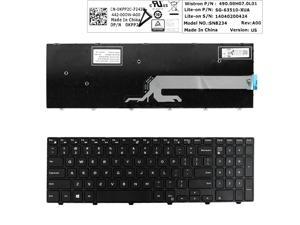 Keyboard for Dell Inspiron 155000 Series 5547 5521 5542 BLACK FRAME US BLACK